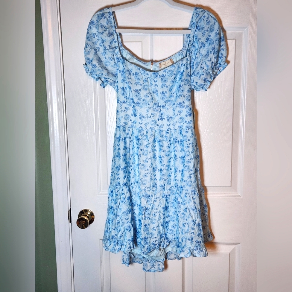 Blue Altar'd State Mini Dress